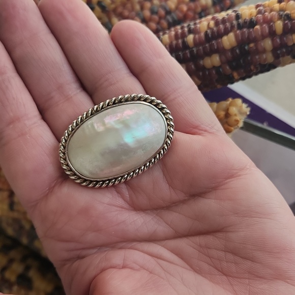 Stunning Vintage Native American Zuni Pendant/Pin By Sam Piaso 🤍🎁❤️ - Picture 8 of 11